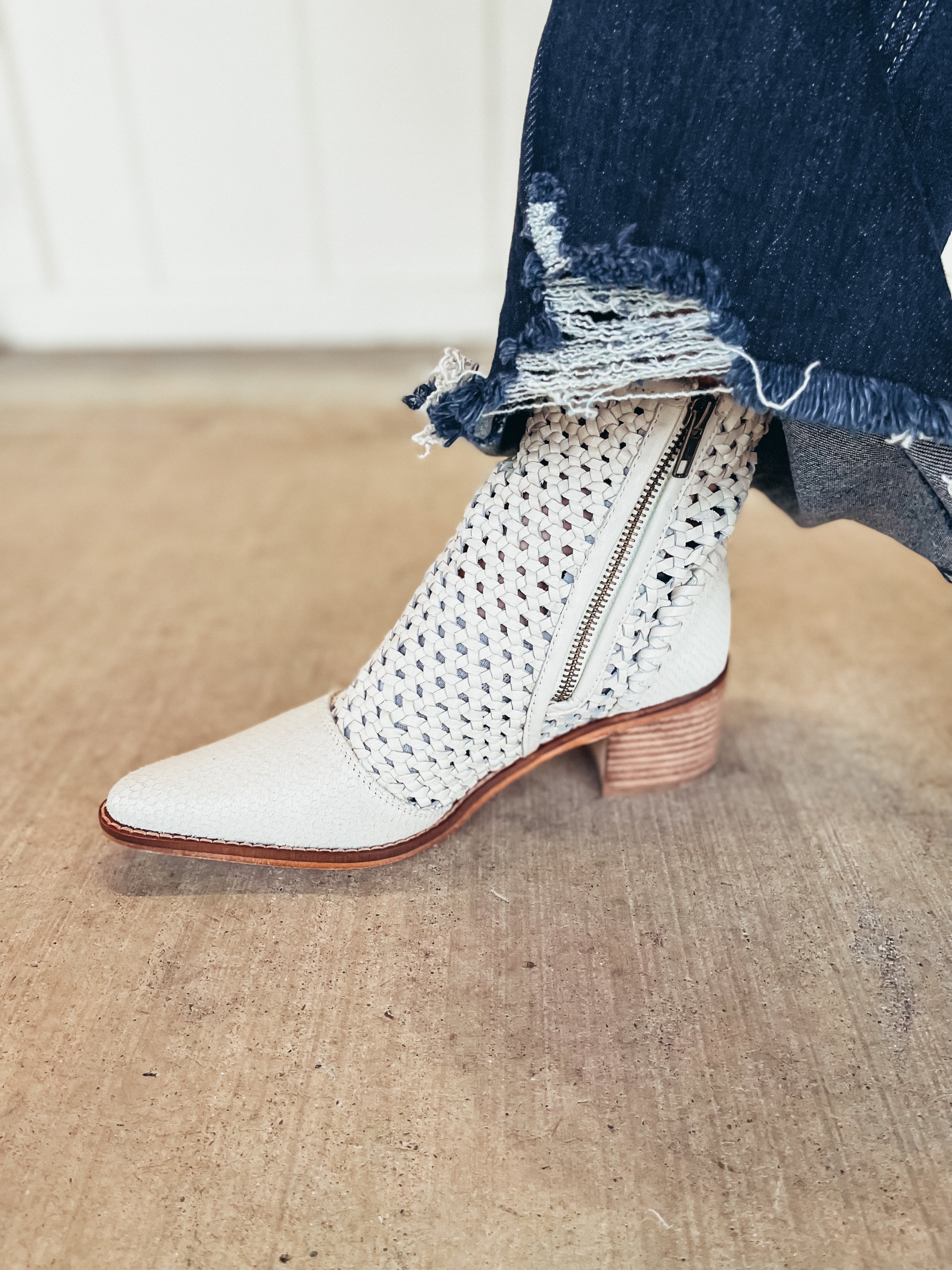 Free people in the loop woven bootie online