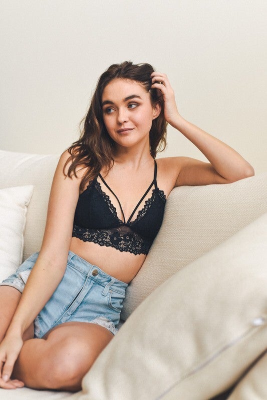 Blooming Heart Bralette  The Pretty Thistle Boutique